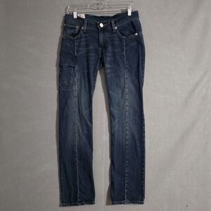 Vtg Rare Y2K Levi's Womens Redwire Slough Straight Denim Jeans Size 5